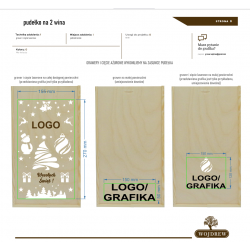 Pudełko zasuwane na 2 butelki